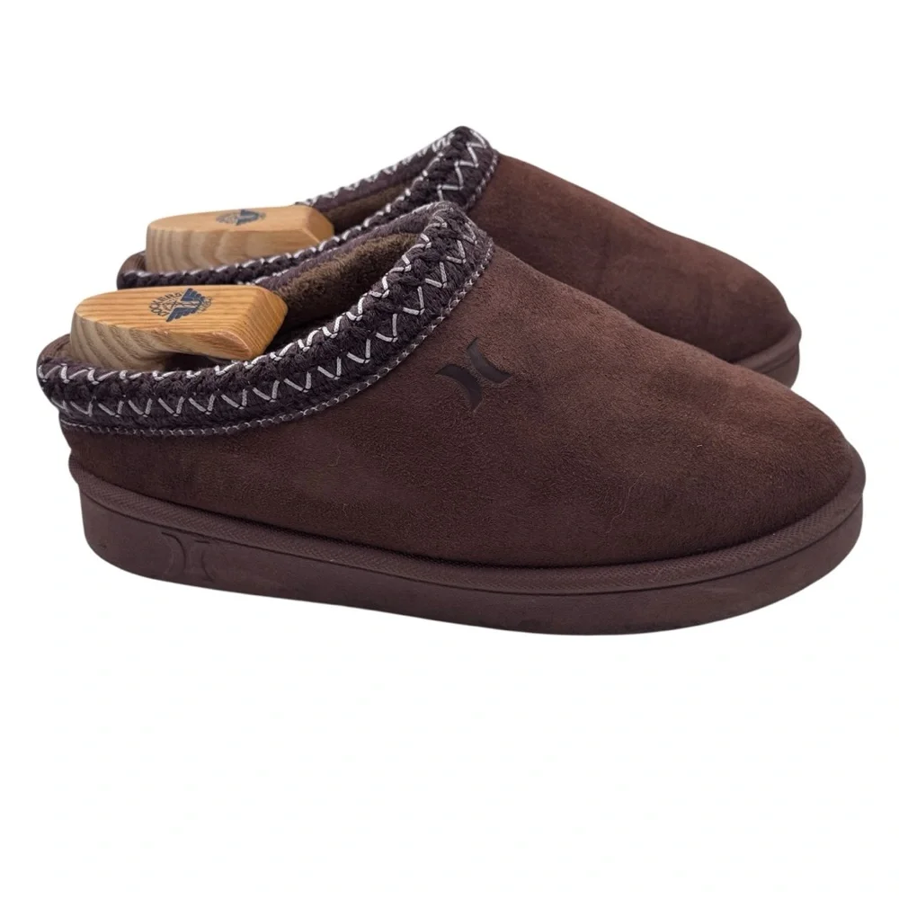 Hurley Brown Kids Slippers
